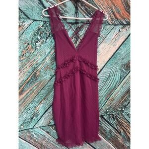 NWT Guess Raspberry Plum Lacy Dress Size Small 💕🌸